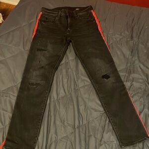 Express X Víctor  Oladipo size Slim 28x30  black with red stripes